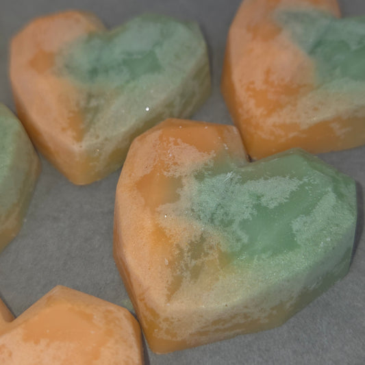 (Dragon Scales) - Geo Heart Wax Melts [1 oz]