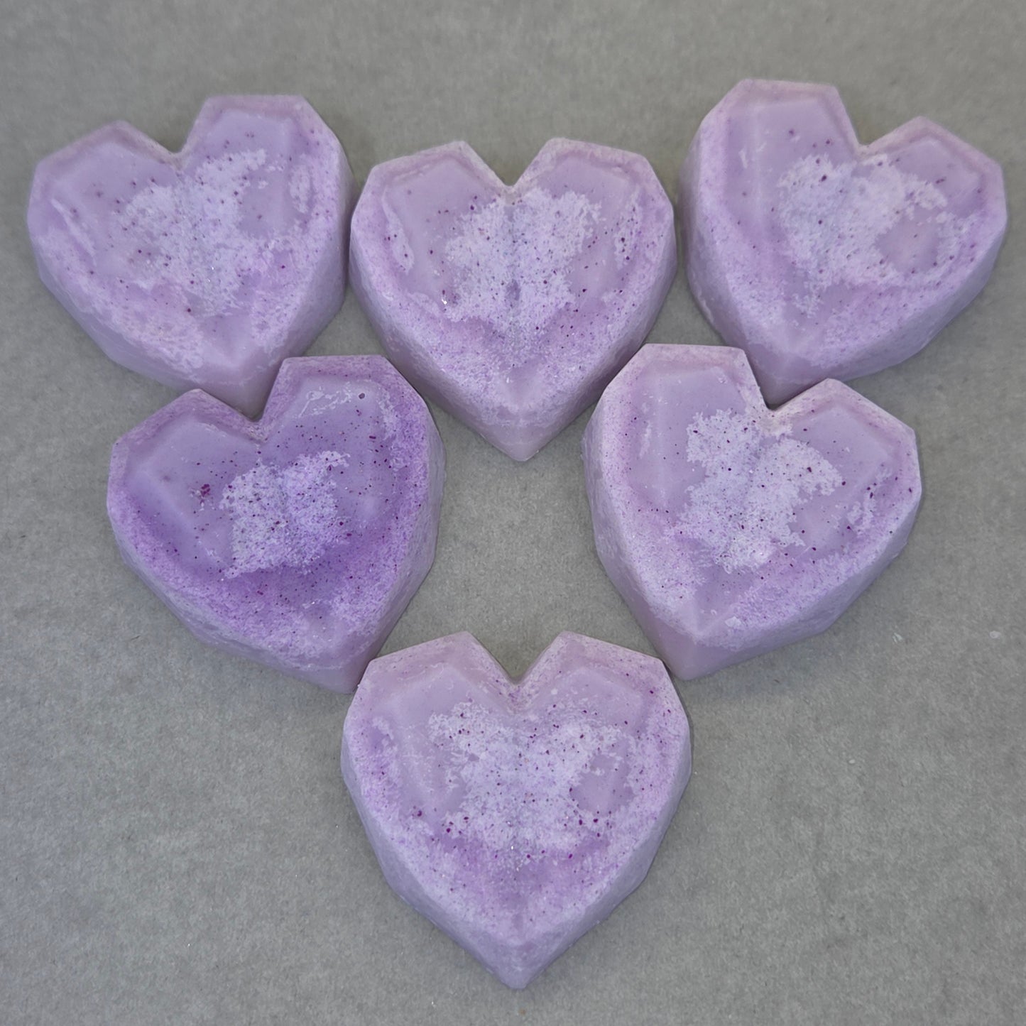 (Grape Candy) - Geo Heart Wax Melts [1 oz]