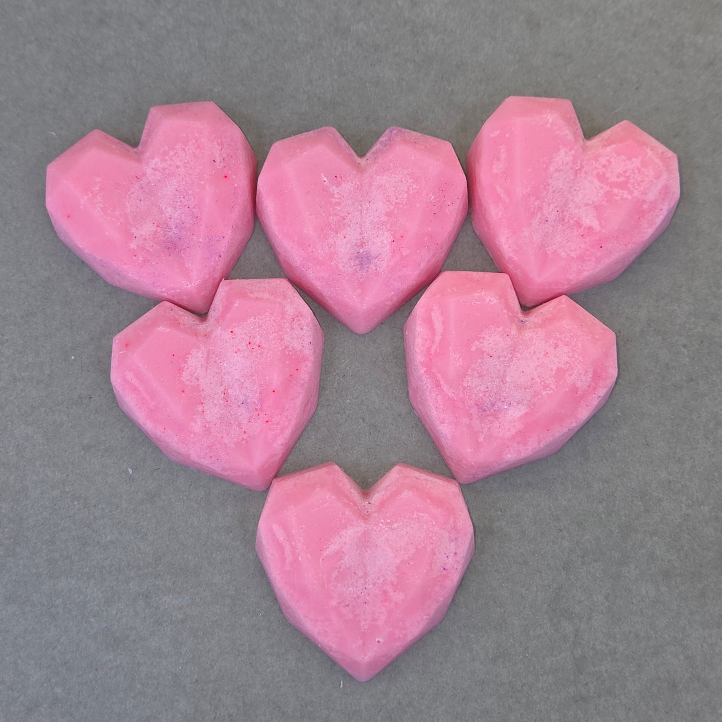 (Strawberry Soda) - Geo Heart Wax Melts [1 oz]